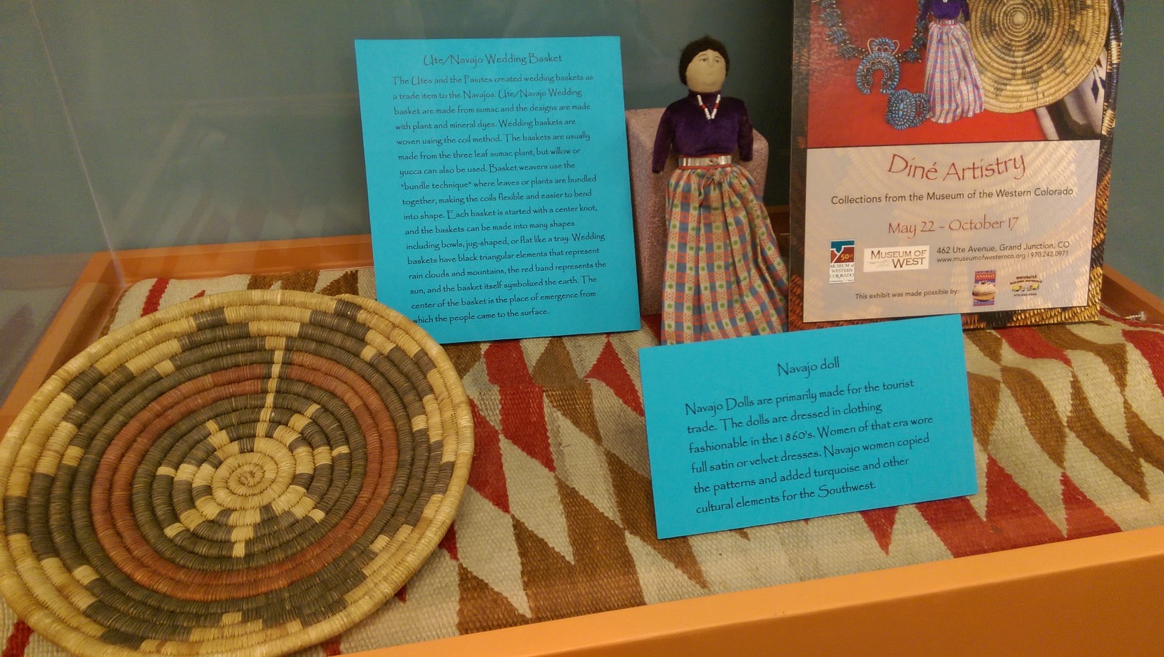 Museum exhibit at Central Library - May 2015