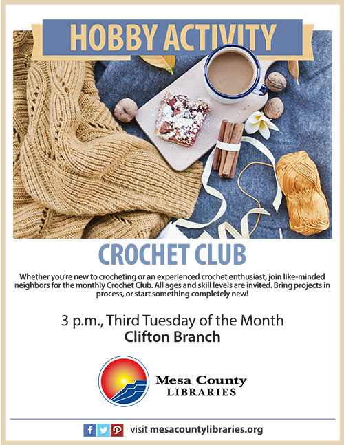 Clifton Crochet Club flier