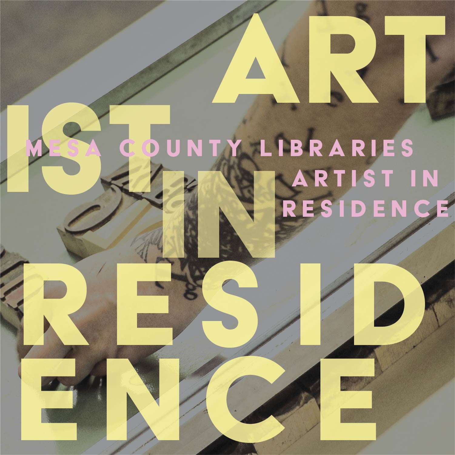 Graphic depicting Artist in Residence program