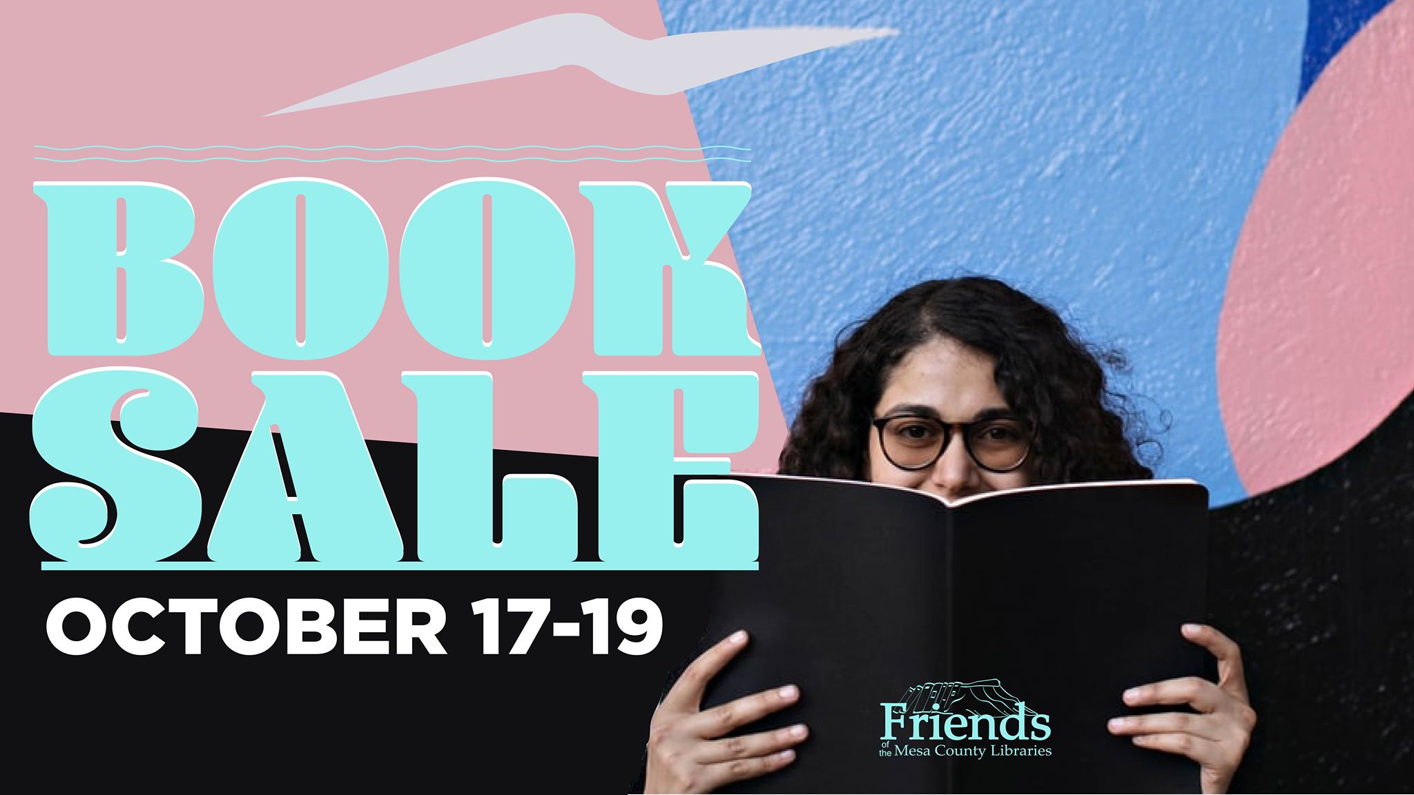 Book sale promotional graphic