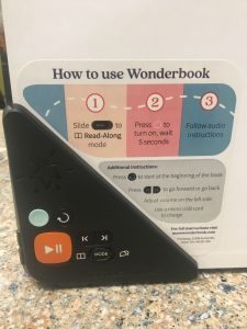 Example of a Wonder Book Audio player