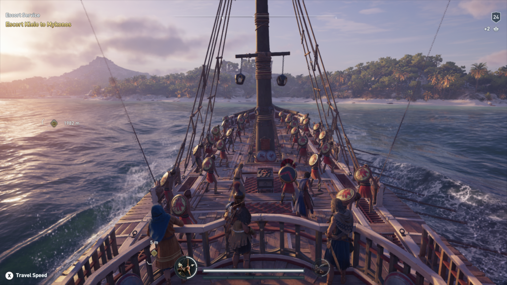 Photo of ship in Assassins Creed video game 