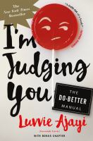 Book cover for "I'm Judging You" 