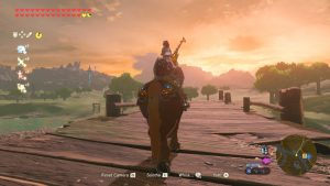 Horse and Sunset Breath of the Wild