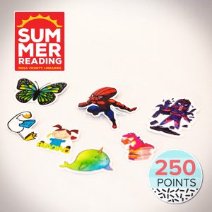 250 point prize stickers