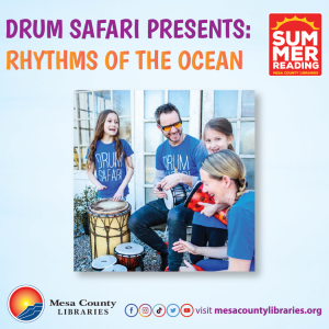 Graphic for the Drum Safari: Rhythyms of the Ocean program