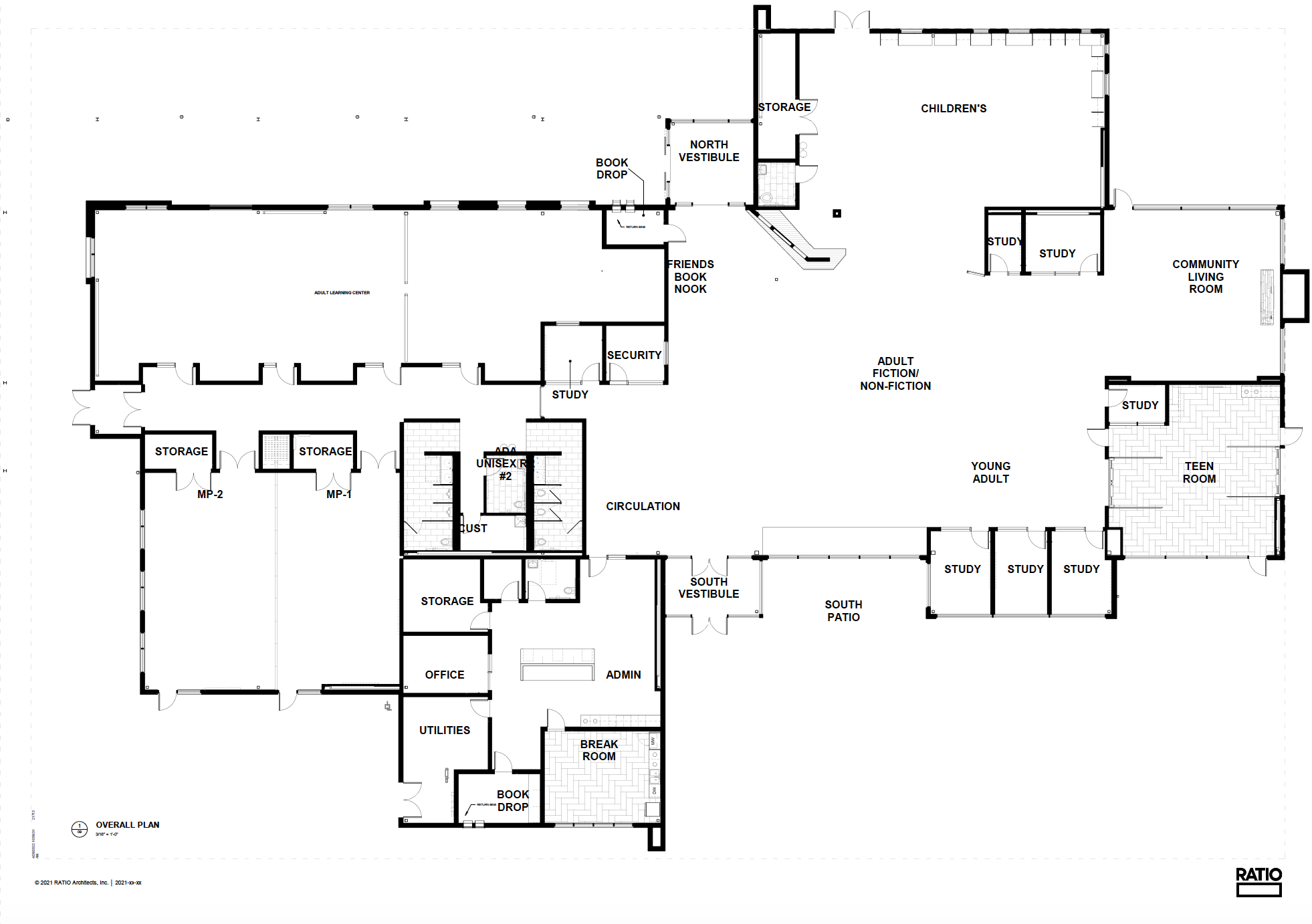 Clifton Branch Library Project - Floor Plan