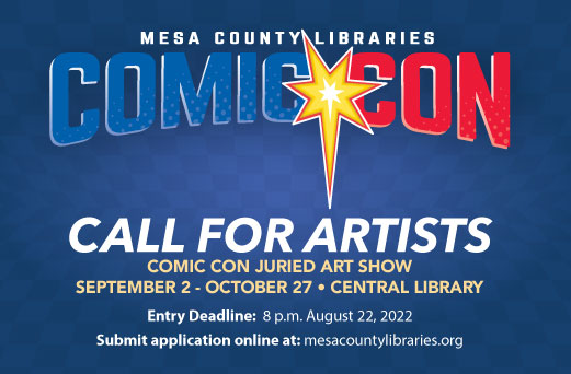Comic Con call for Artists graphic