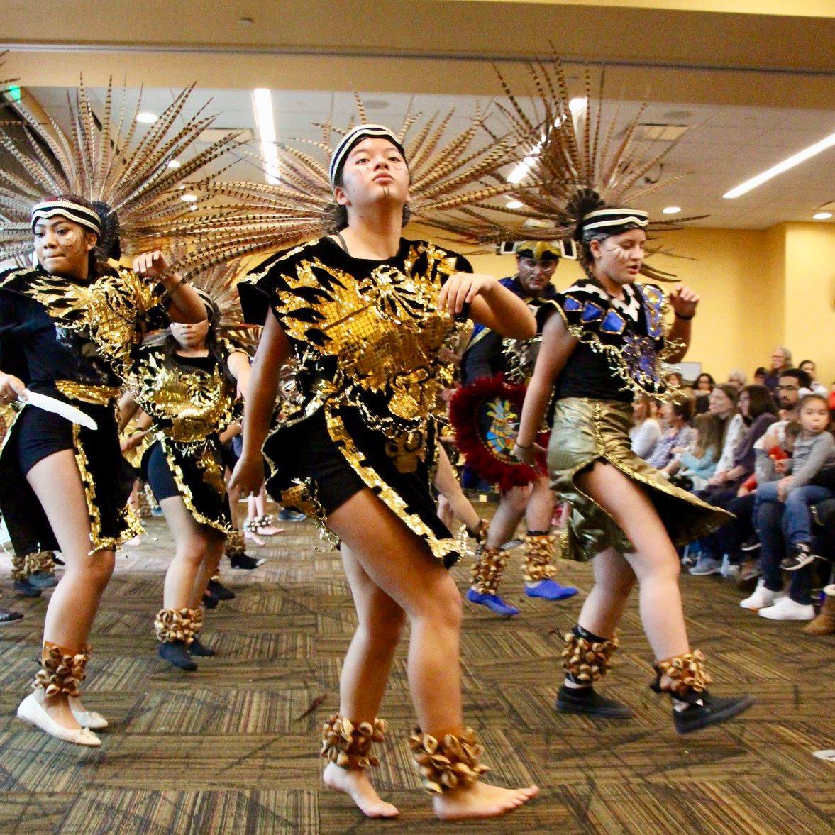 A group of dancers performing at Culture Fest