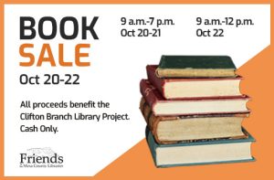 October Book Sale Graphic