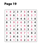 Puzzle answers page 19